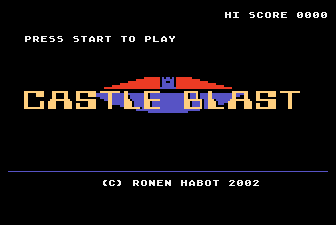 Castle Blast Title Screen